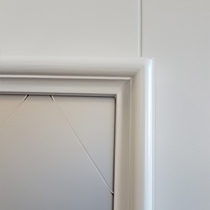 Двери Эмаль и рамка для витражного остекления