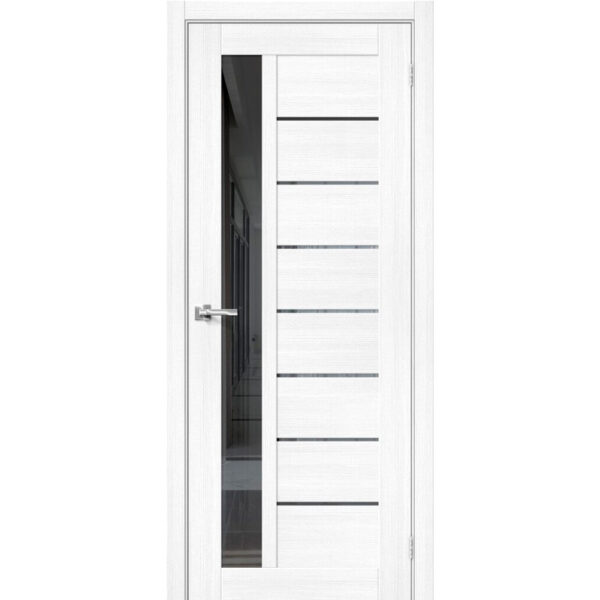 Межкомнатная дверь Порта-27 Snow Veralinga Mirox Grey Экошпон Эльпорта в Минске, ул. Мазурова, 1 (2 этаж).