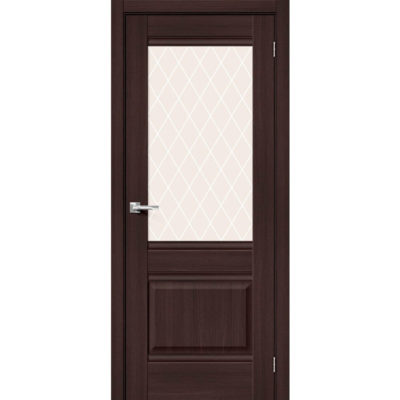 Межкомнатная дверь Прима-3 Wenge Veralinga White Crystal Экошпон Эльпорта в Минске, ул. Мазурова, 1 (2 этаж).