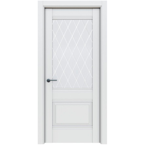 Дверь классико 43 alaska white crystal