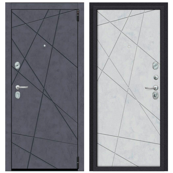 Дверь porta r 15.15 graphite art snow art