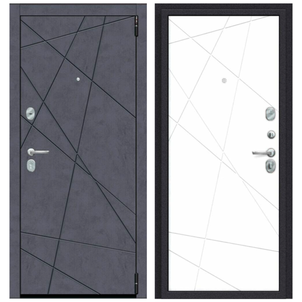 Дверь porta r 15.15 graphite art super white