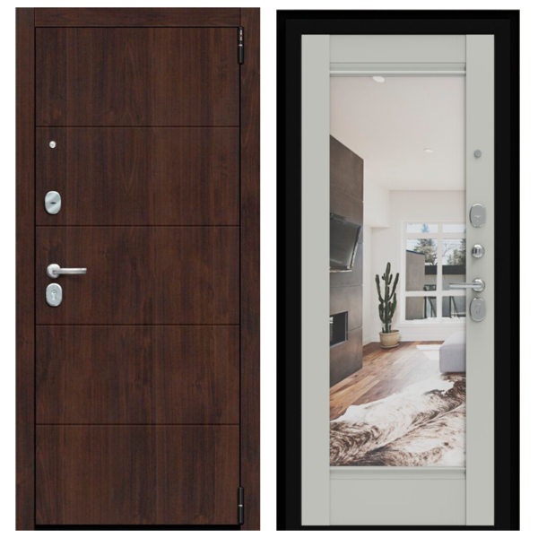 Дверь porta r 4.k41 almon 28 nardo grey