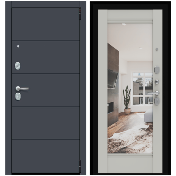 Дверь porta r 4.k41 graphite pro nardo grey