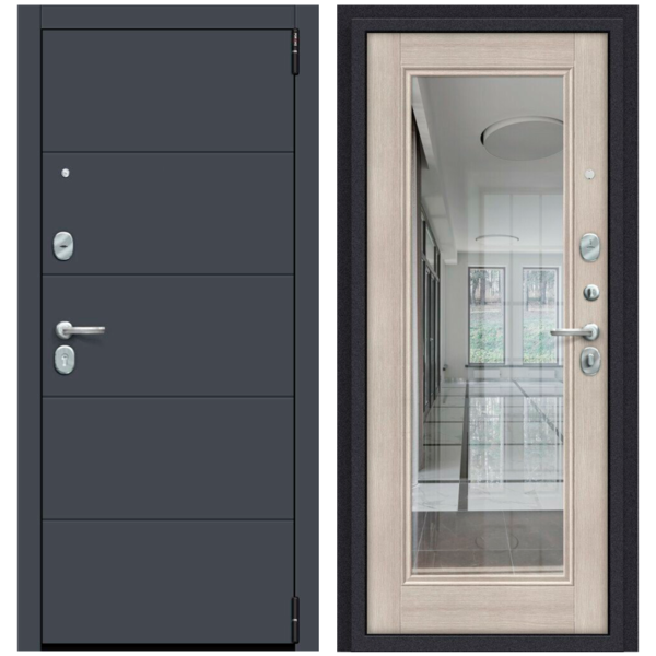 Дверь porta r 4.п61 graphite pro cappuccino veralinga