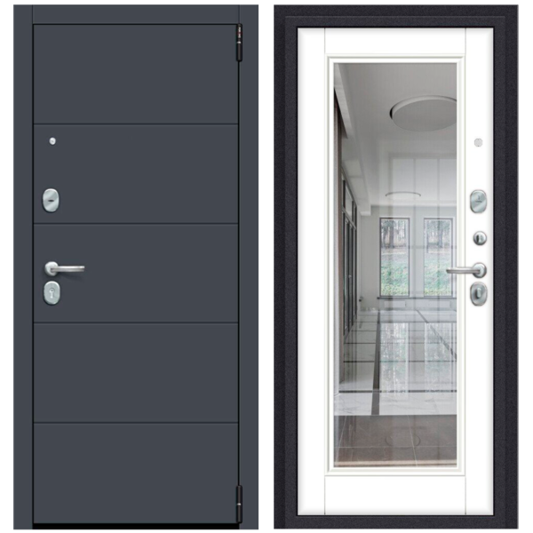 Дверь porta r 4.п61 graphite pro super white