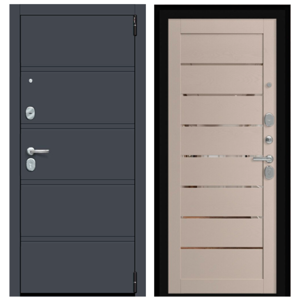 Дверь porta r 8.п222 graphite pro dacota wood