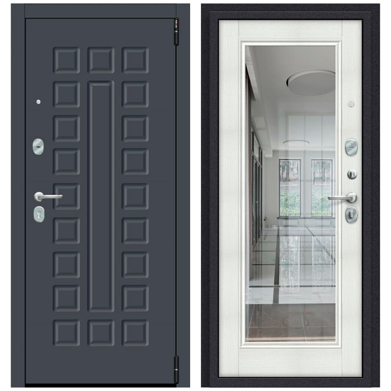 Дверь porta r 51.п61 graphite pro bianco veralinga