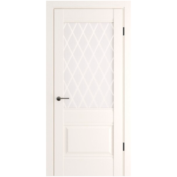 Дверь классико 43 nevada r white crystal