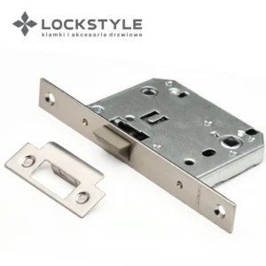 Механизм дверной врезной lockstyle 170pvc комплект с ответной планкой nbm (матовый никель)