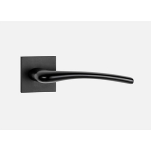 Ручка на круглой розетке нажимная aeolos цвет blk