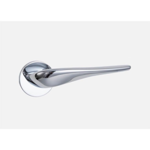 Ручка на круглой розетке нажимная dolphin цвет pc